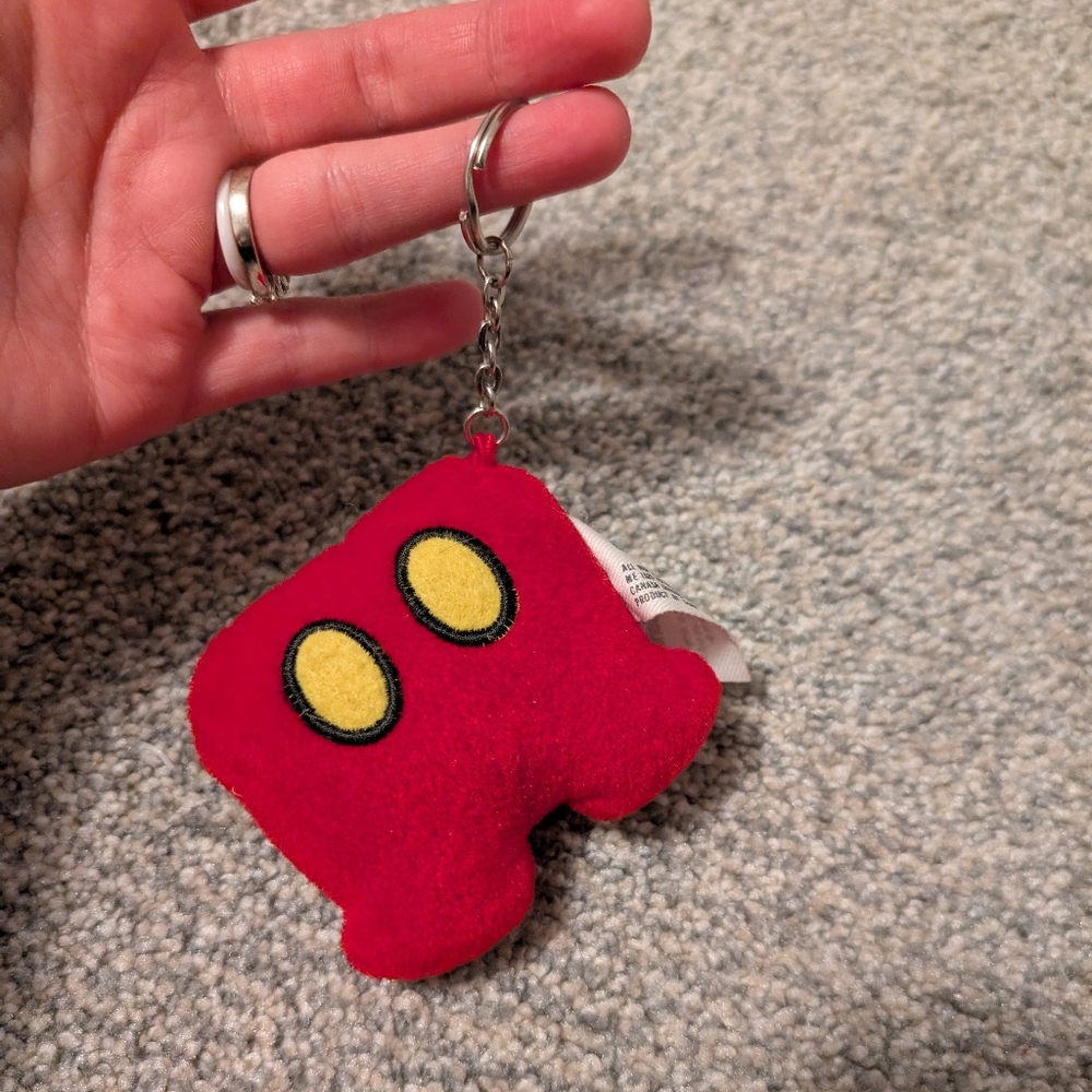 Vintage Disney Mickey Pants Keychain